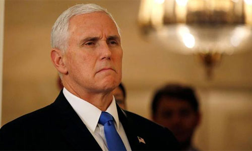 Mike Pence Corea del Norte canceló reunión con Pence “a último minuto”, dice EEUU